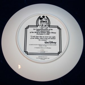 Comemorative Plate 009