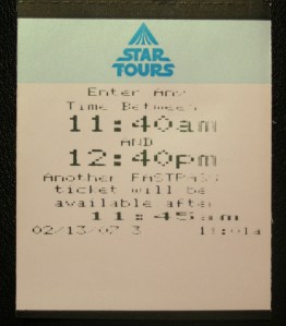Disney FastPasses 005