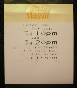Disney FastPasses 006