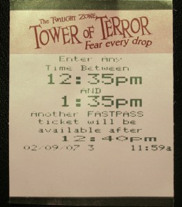 Disney FastPasses 008