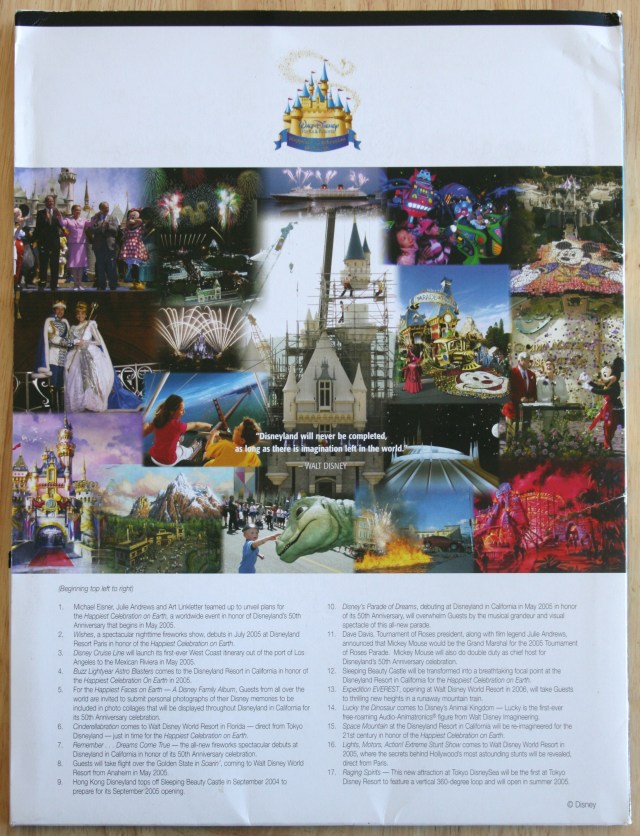 Disneyland 50th Press Kit 002