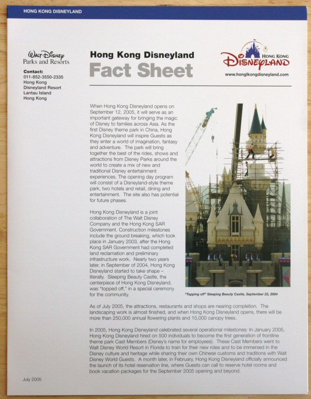 Disneyland 50th Press Kit 009