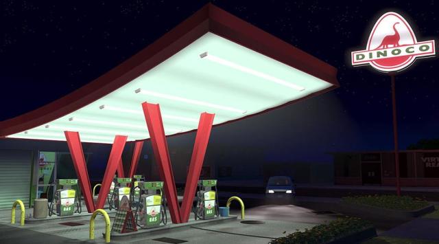 Dinoco Station Toy Story