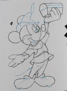 Drawing Beanstalk Mickey Body 4