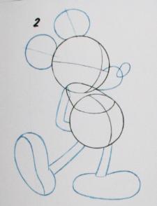 Drawing Classic Mickey Body 2