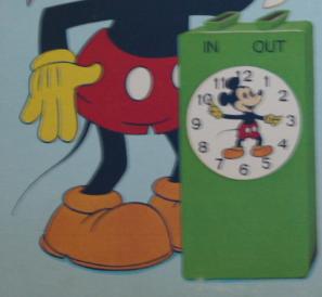 Mickey Time Clock