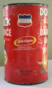 Donald Duck Orange Juice Can 2