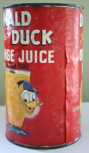 Donald Duck Orange Juice Can 3